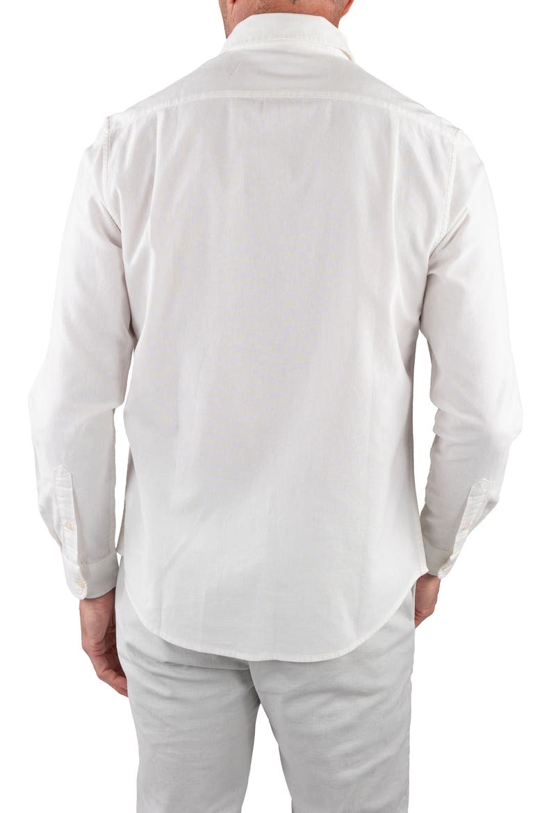 Classic Fit Cotton Oxford Button-Down Shirt, Alternate, color, WHITE