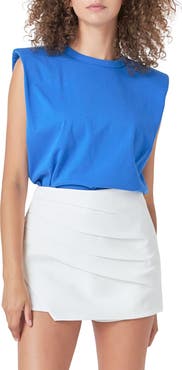 Endless Rose Padded Shoulder T-Shirt