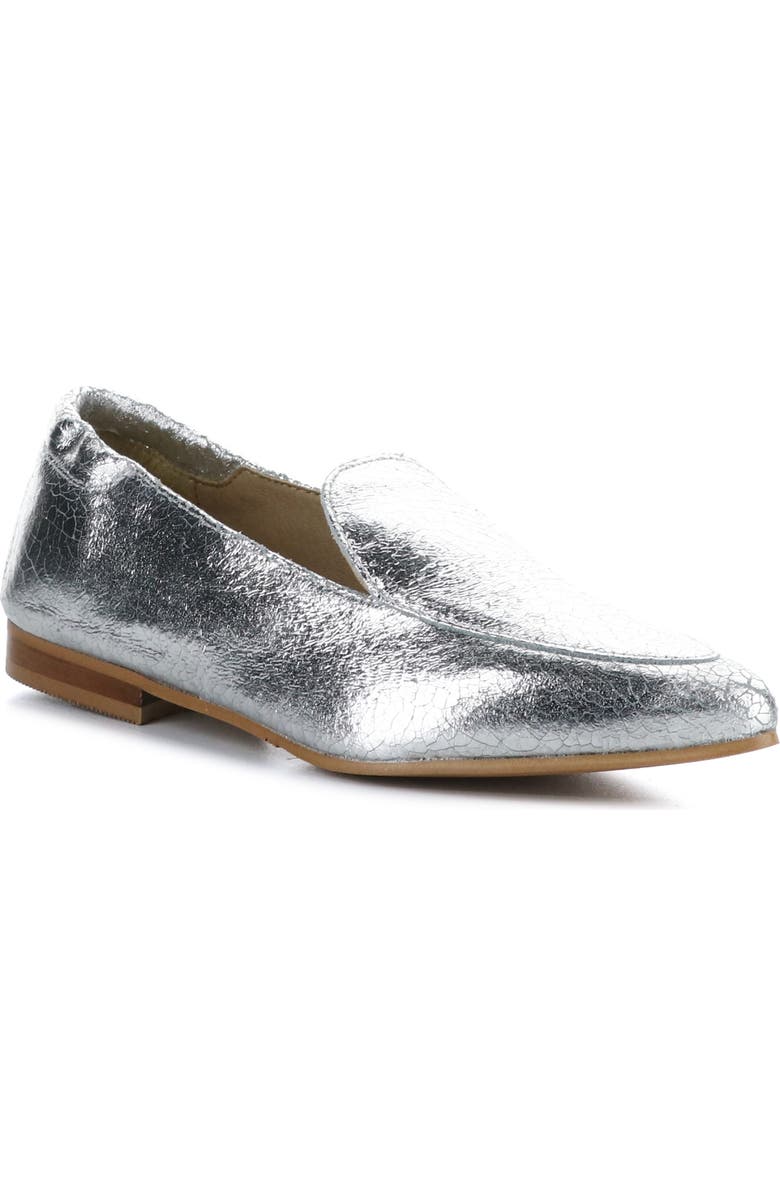 Bos. & Co. Nikki Loafer, Main, color, Silver