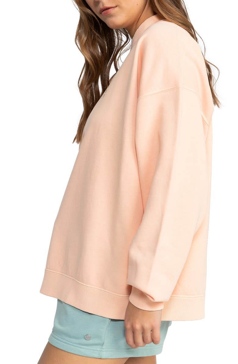Roxy Line Up Oversized Sweatshirt, Alternate, color, 