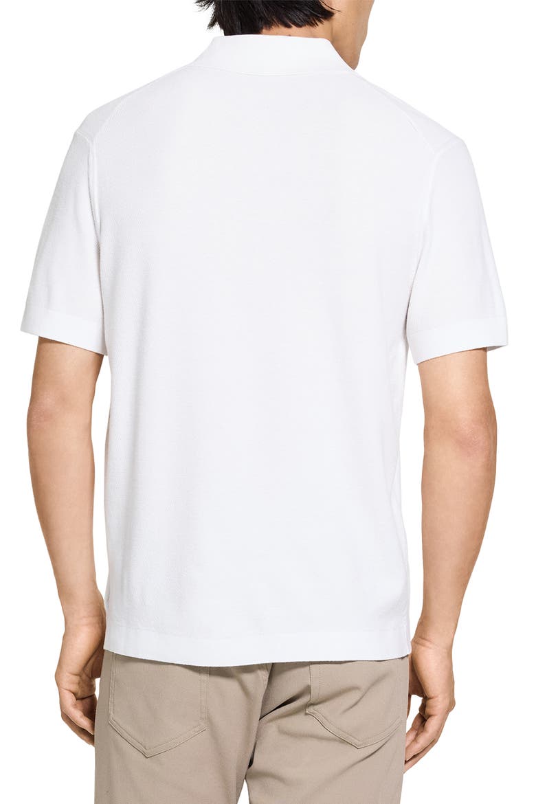 Brenan Johnny Collar Polo, Alternate, color, WHITE
