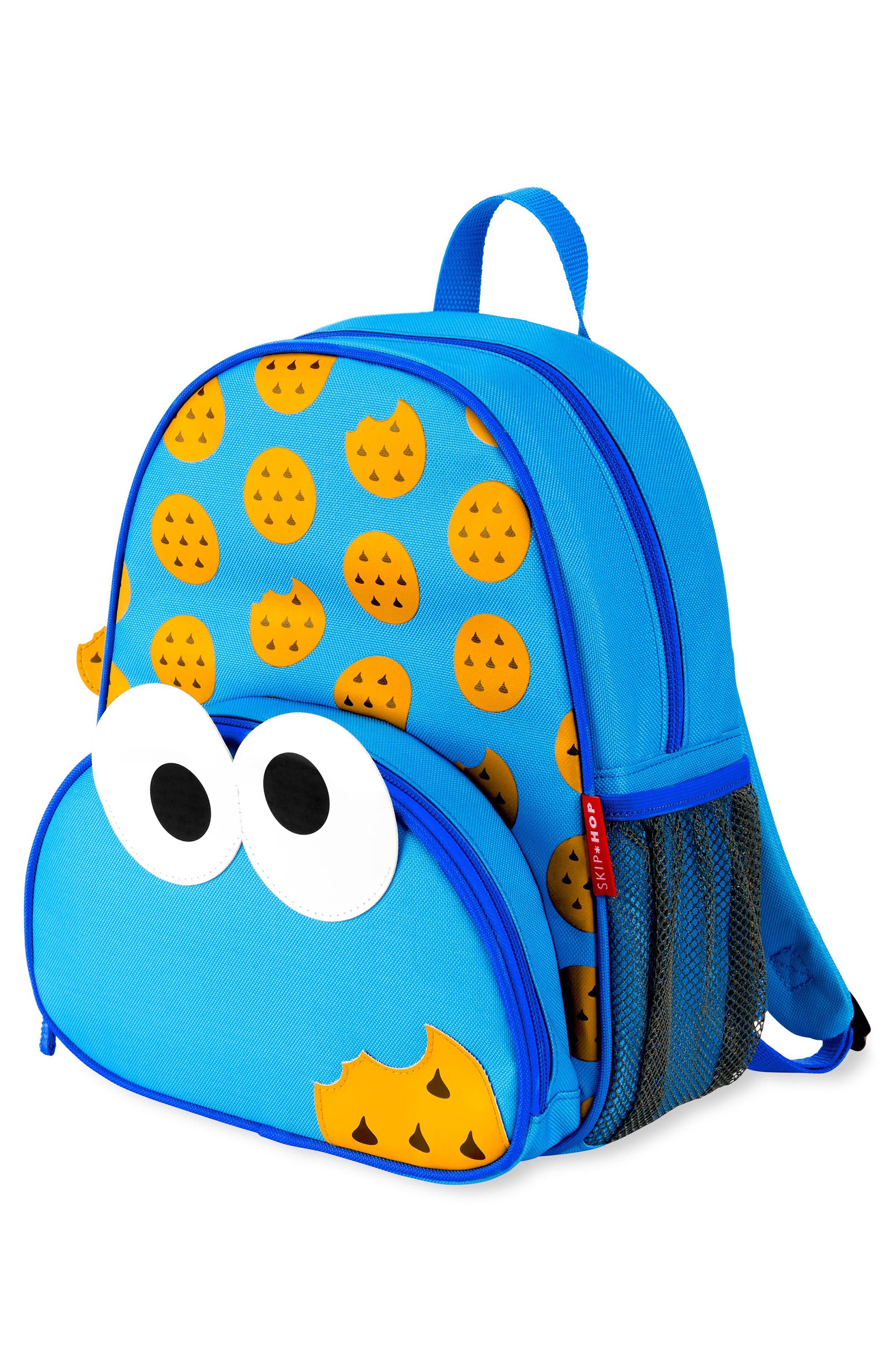 Skip Hop x Sesame Street Cookie Monster Backpack, Alternate, color, 