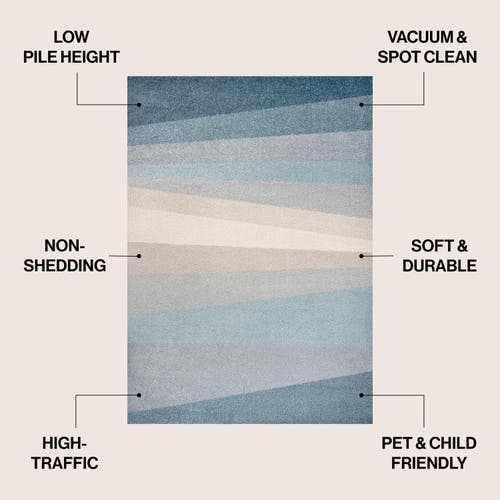 Jonathan Y Prism Geometric Striped Area Rug In Multi