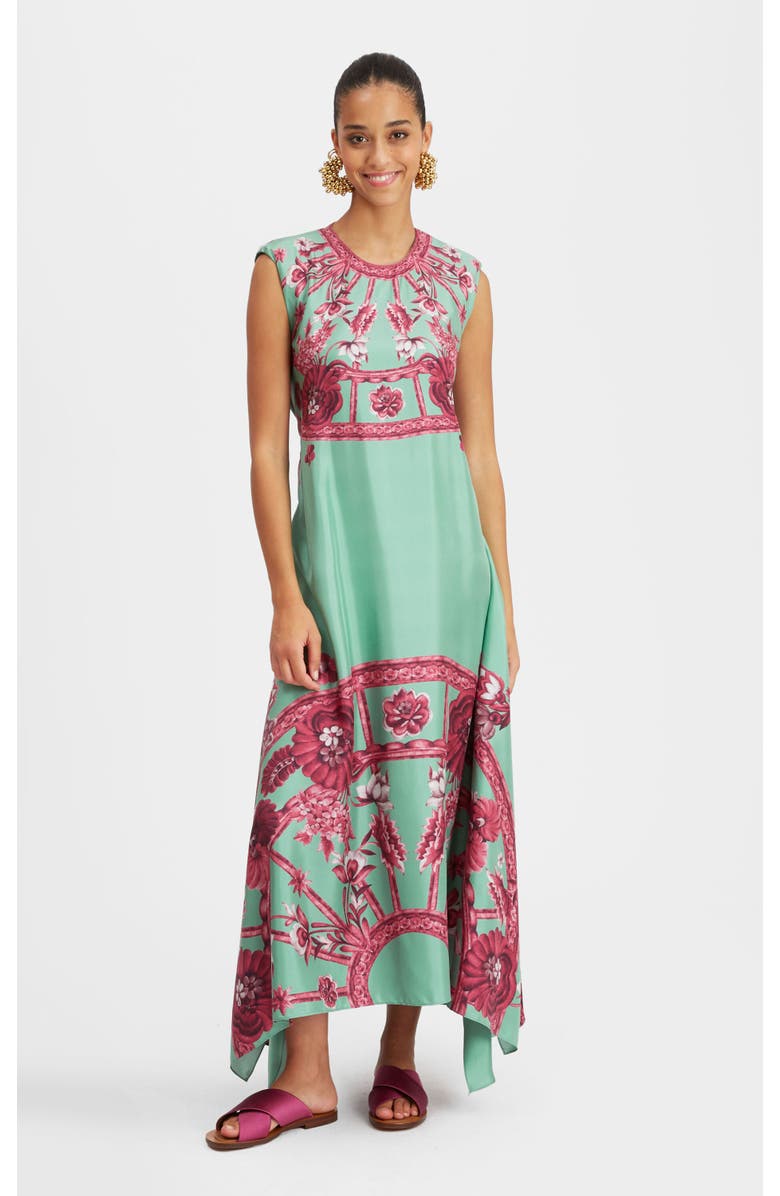 La DoubleJ San Carlo Dress, Main, color, Zodiac Placée Acquamarine