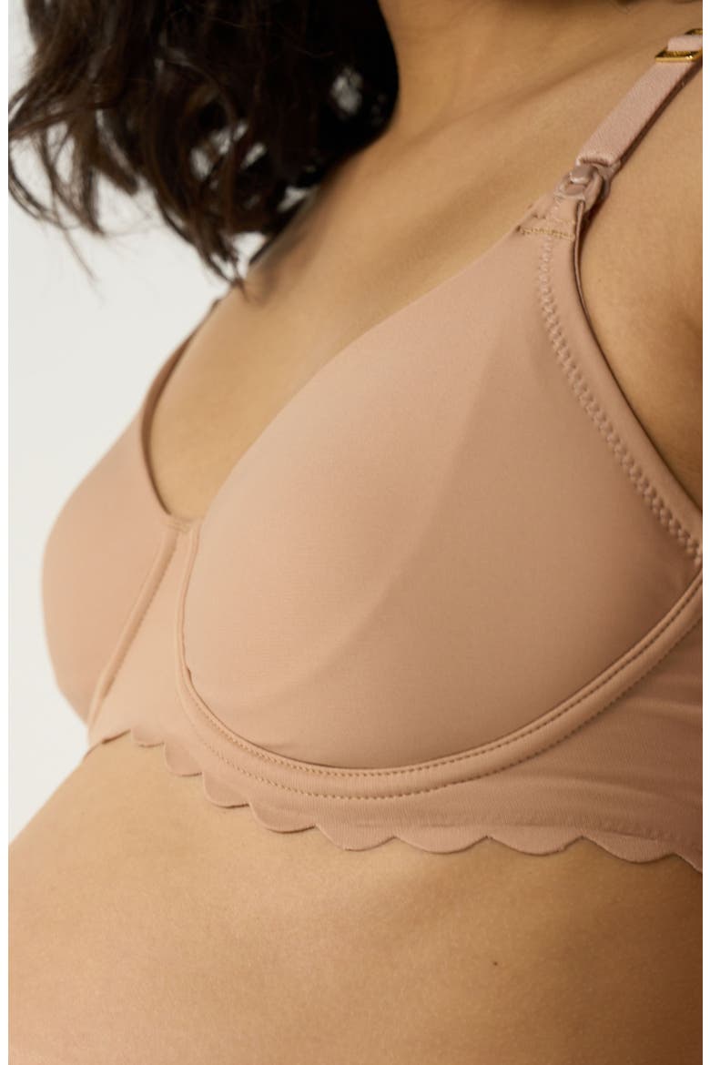 Skin Invisible Maternity And Nursing Bra C/D Cup, Alternate, color, Latte