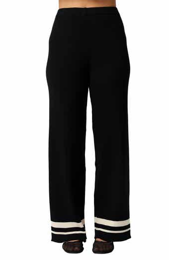 Petal & Pup Lowell Stripe Wide Leg Rib Pants