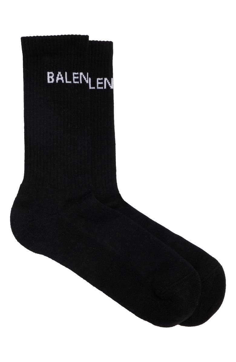 Balenciaga Logo Tube Socks, Main, color,