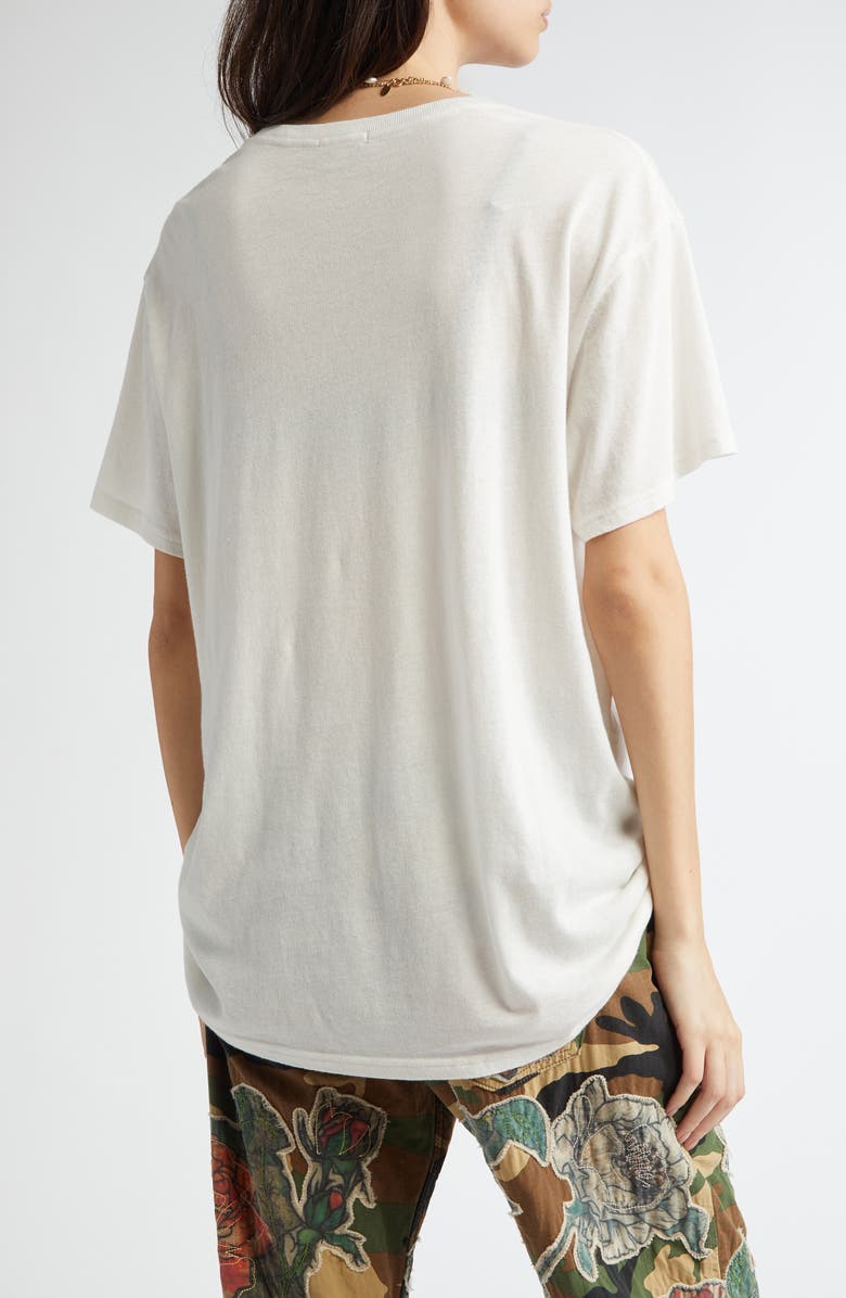 R13 It Is What It Is Cotton & Cashmere Graphic T-Shirt, Alternate, color, 