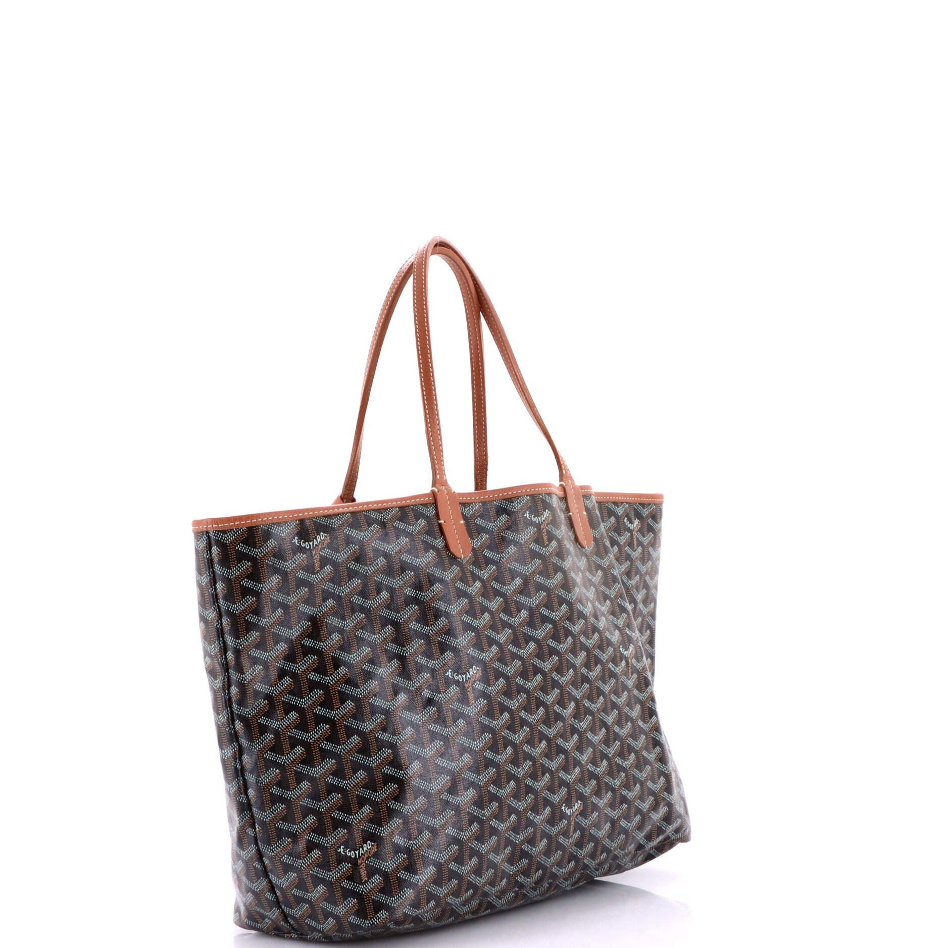 Pre-Owned Goyard Saint Louis Tote Coated Canvas PM, Alternate, color, Brown
