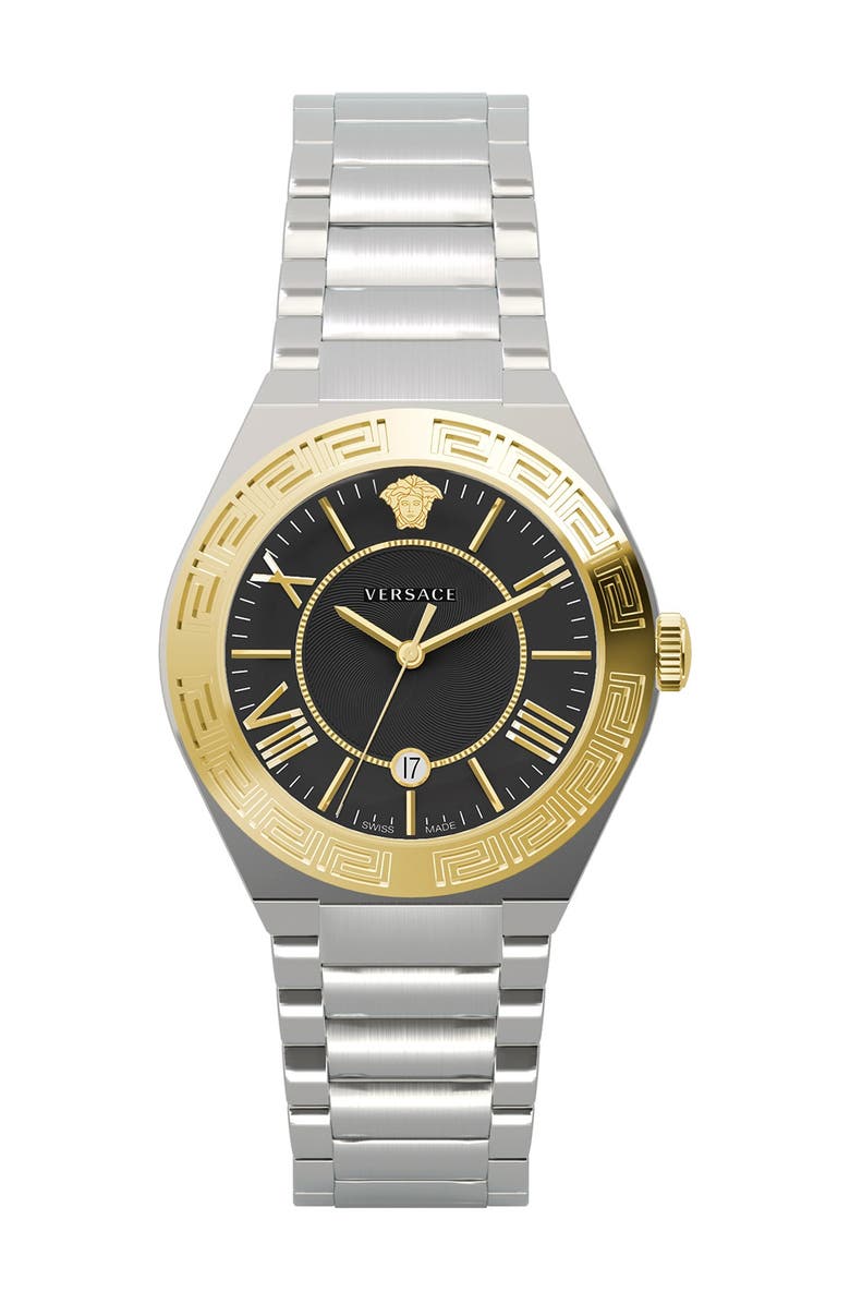 Versace Women's Two-Tone Bracelet Watch, 34mm, Main, color, 