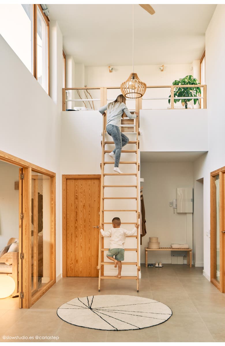 Lorena Canals Washable Rug Trace Beige, Alternate, color, Natural, Black