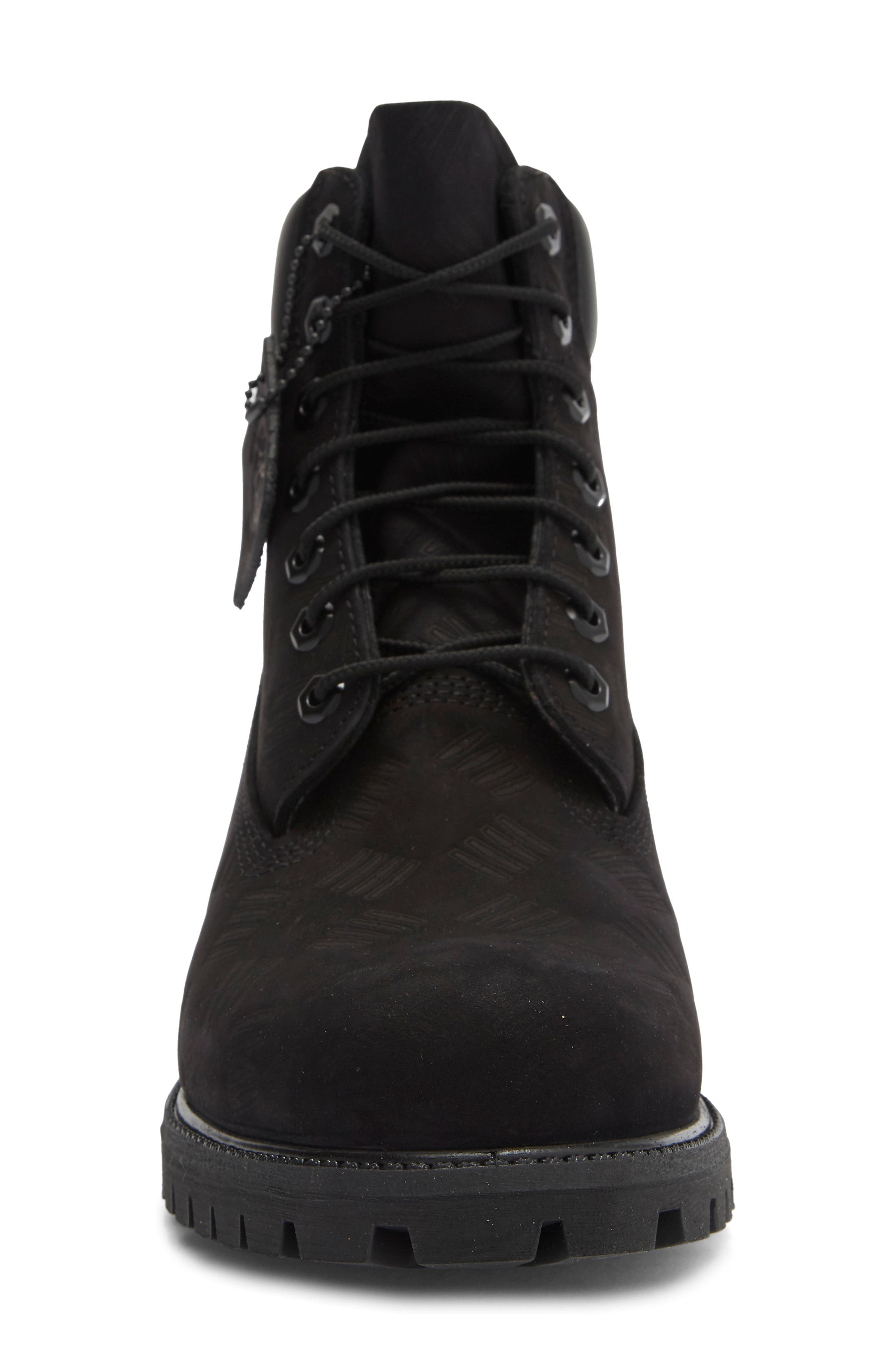 Timberland Premium 6-Inch Waterproof Patent Boot, Alternate, color, Black Nubuck Emboss