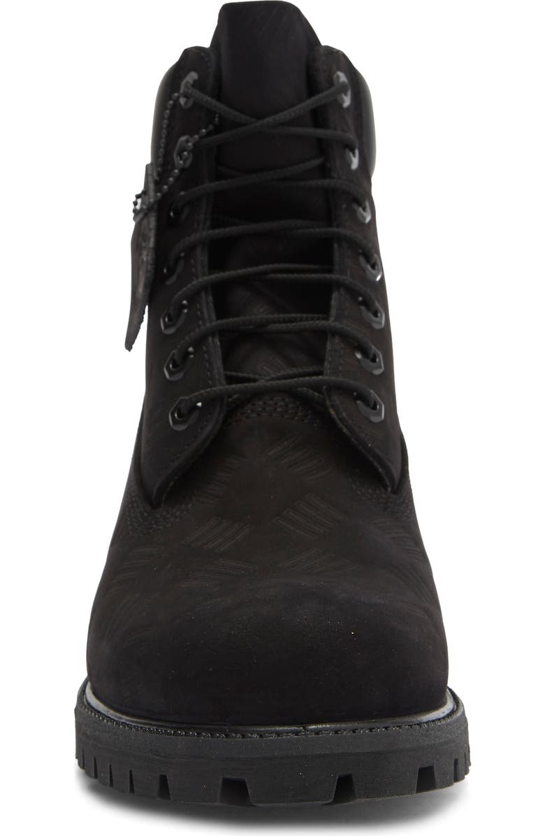 Timberland Premium 6-Inch Waterproof Patent Boot, Alternate, color, Black Nubuck Emboss