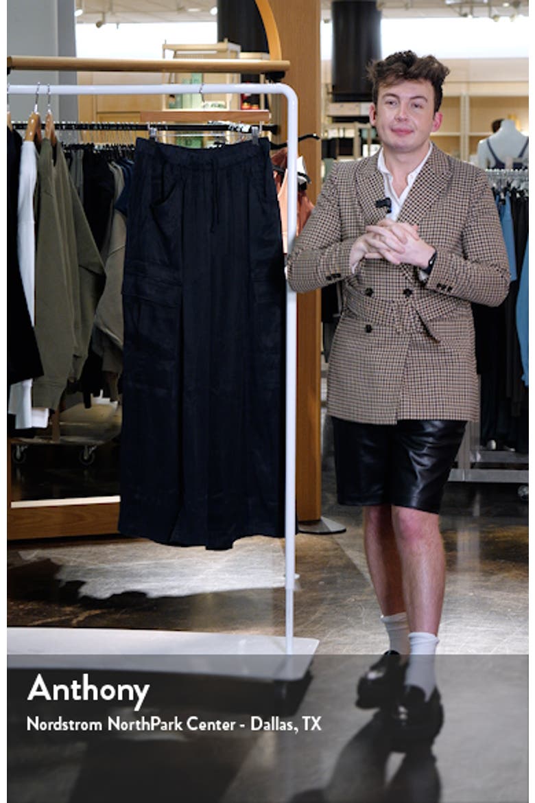 Savannah Wide Leg Sateen Pants video