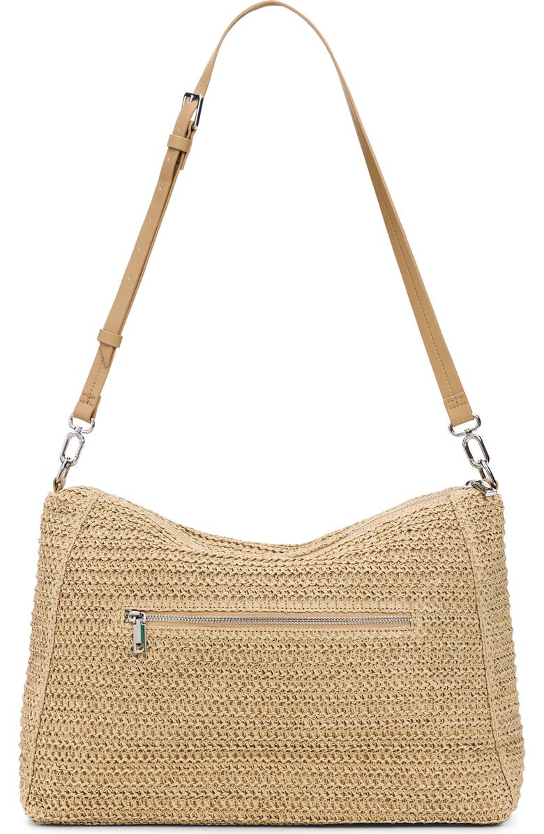 Desigual Large Raffia Shoulder Bag, Alternate, color,