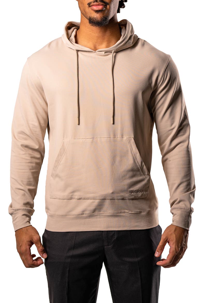 Merino20 Brown Hoodie, Main, color, BROWN