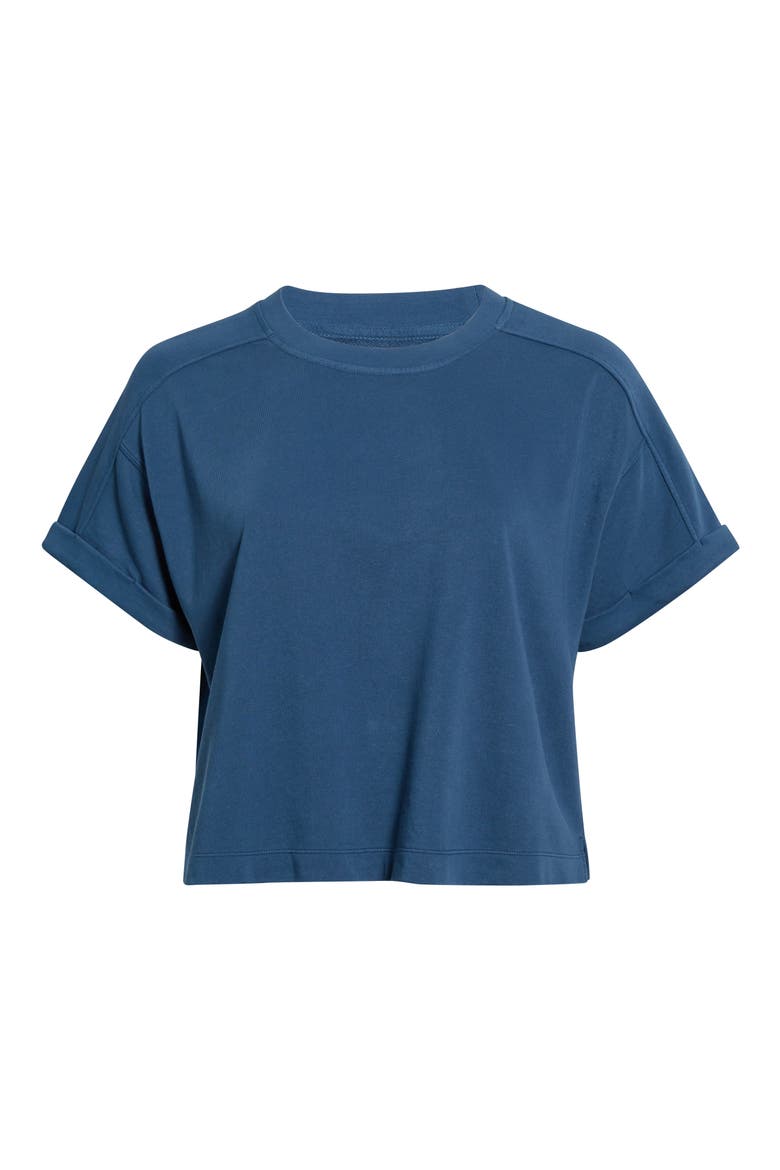Brie Boxy Sweatshirt, Main, color, CADET BLUE