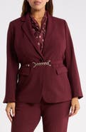 Anne Klein One-Button Notch Collar Blazer