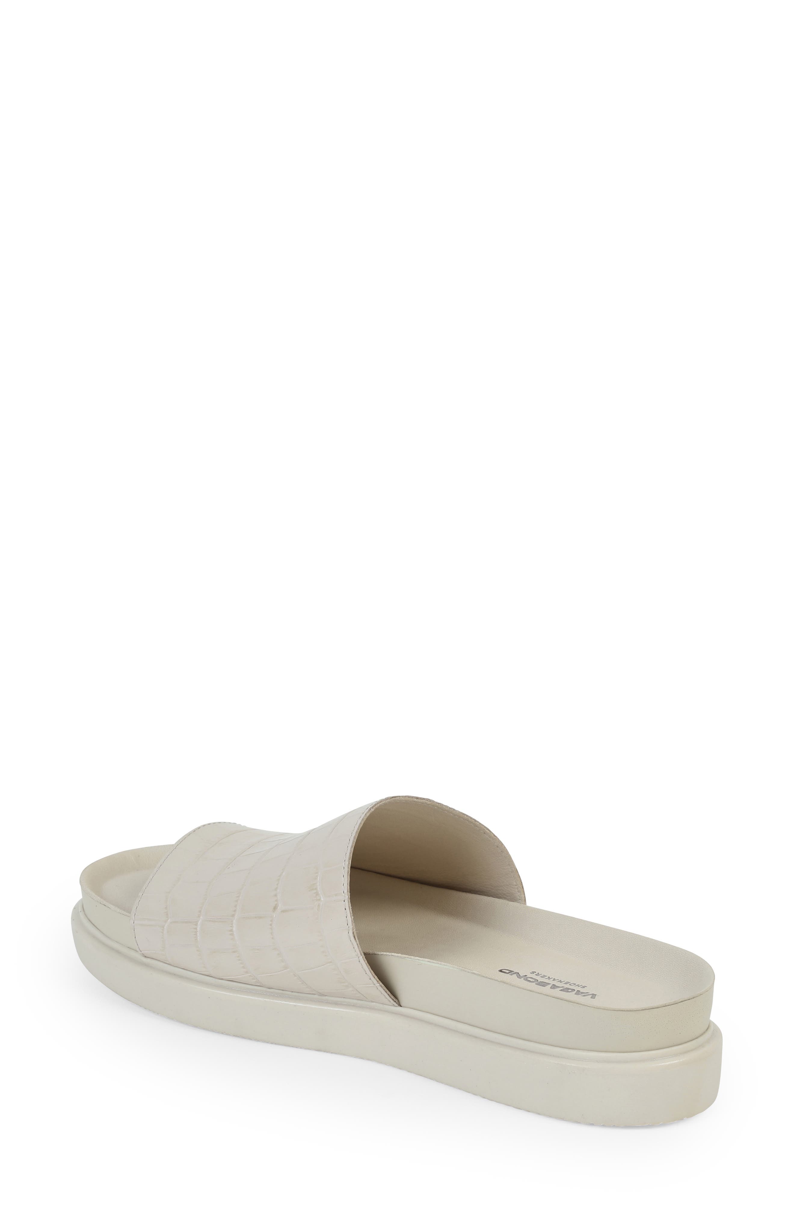 Erin Slide Sandal, Alternate, color, OFF WHITE