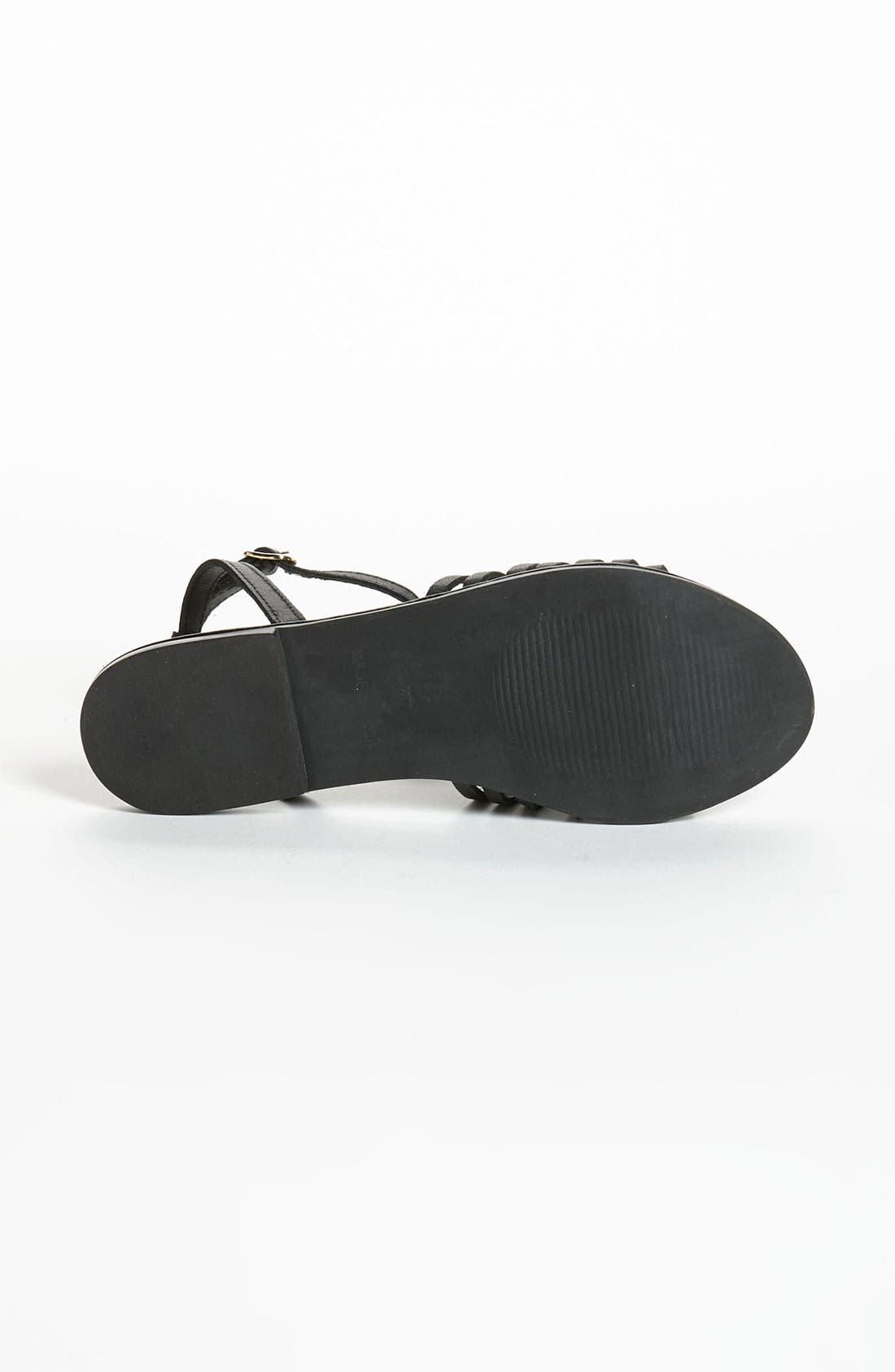 'Forward Vintage' Sandal, Alternate, color, BLACK