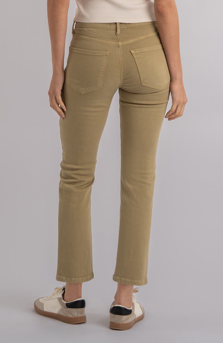 KUT from the Kloth Blair Fab Ab High Waist Ankle Straight Jeans, Alternate, color, Antique Bronze