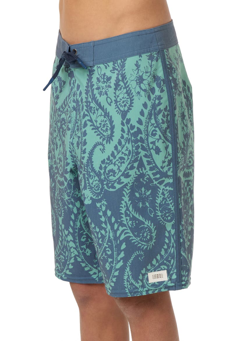 Kids' Lineup Board Shorts, Alternate, color, MALACHITE GREEN