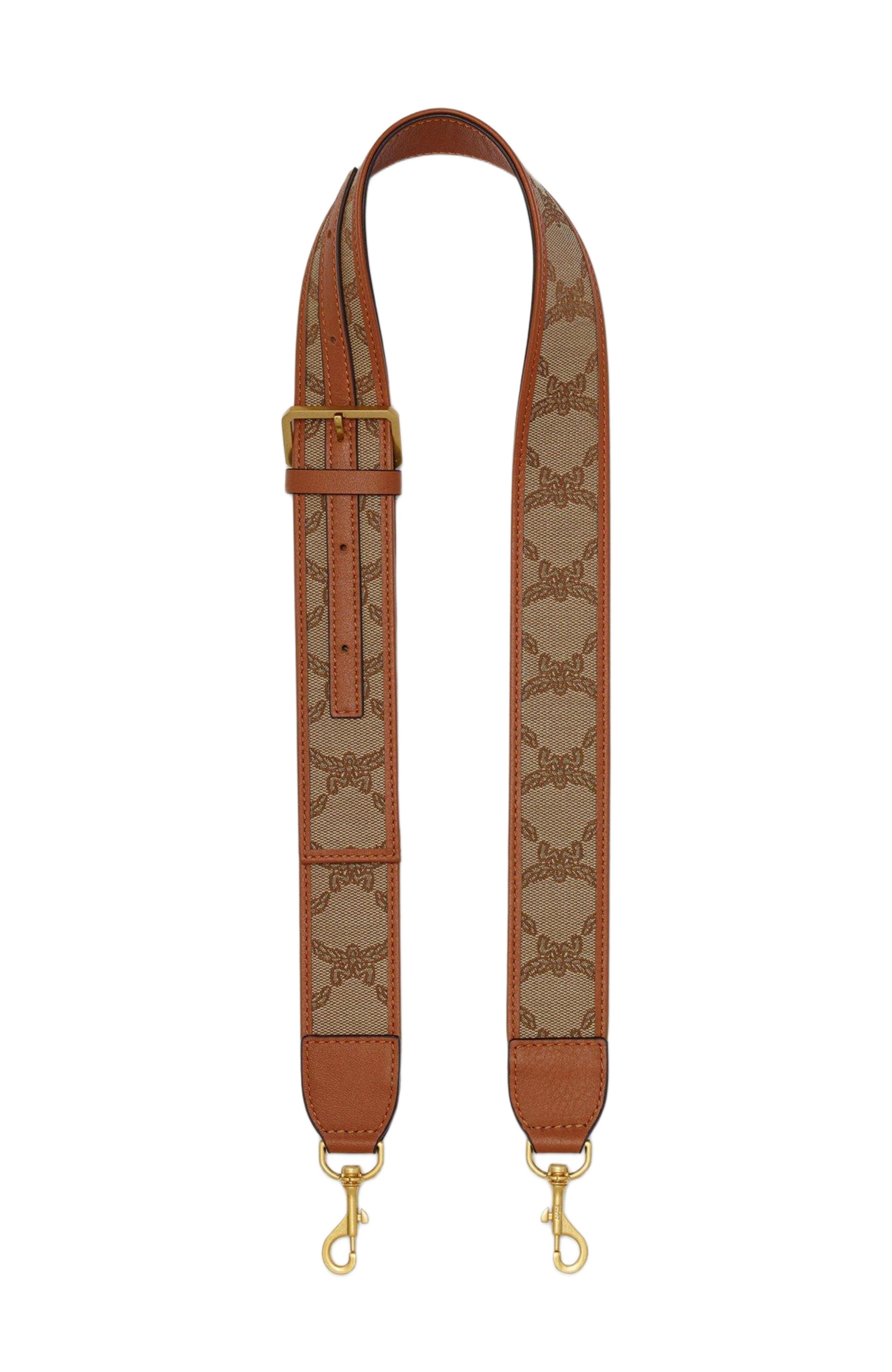 MCM Himmel Shoulder Strap in Lauretos Jacquard, Main, color, 