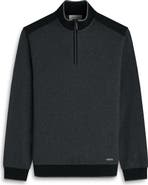 Bugatchi Mélange Quarter Zip Top
