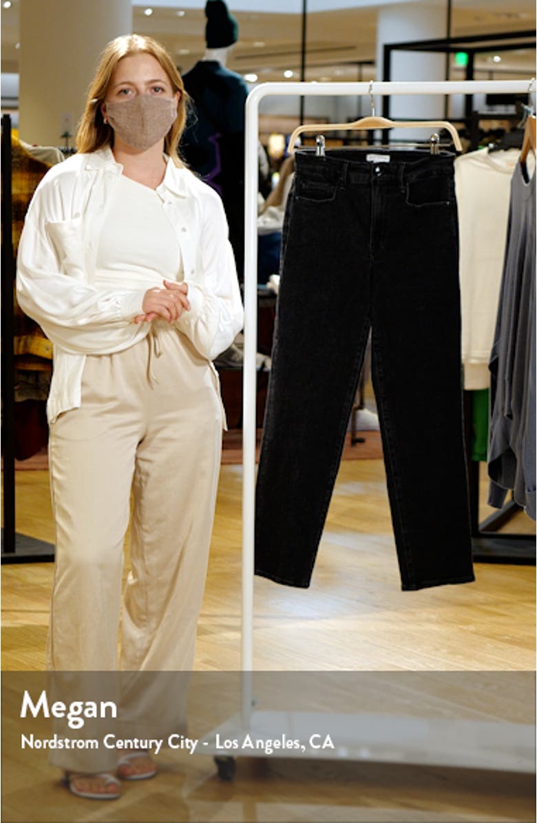 Good Straight High Waist Ankle Jeans, sales video thumbnail
