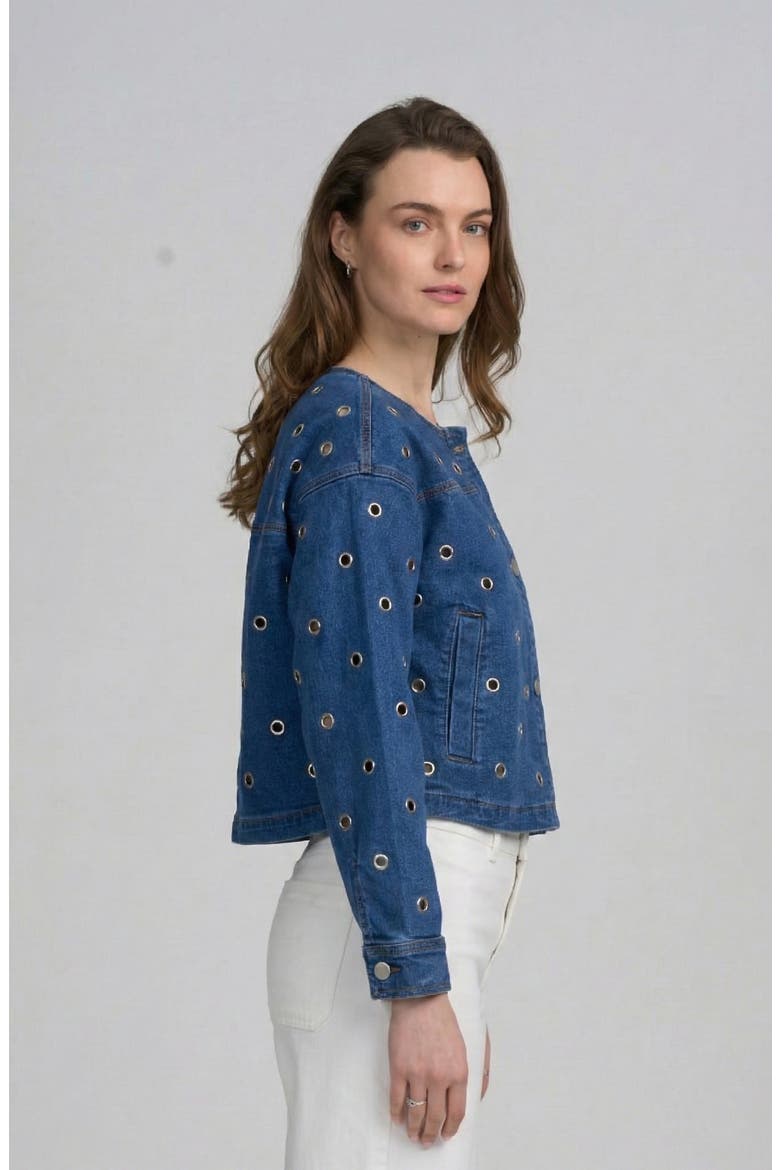 Grommet Jacket, Alternate, color, VINTAGE BLUE WASH