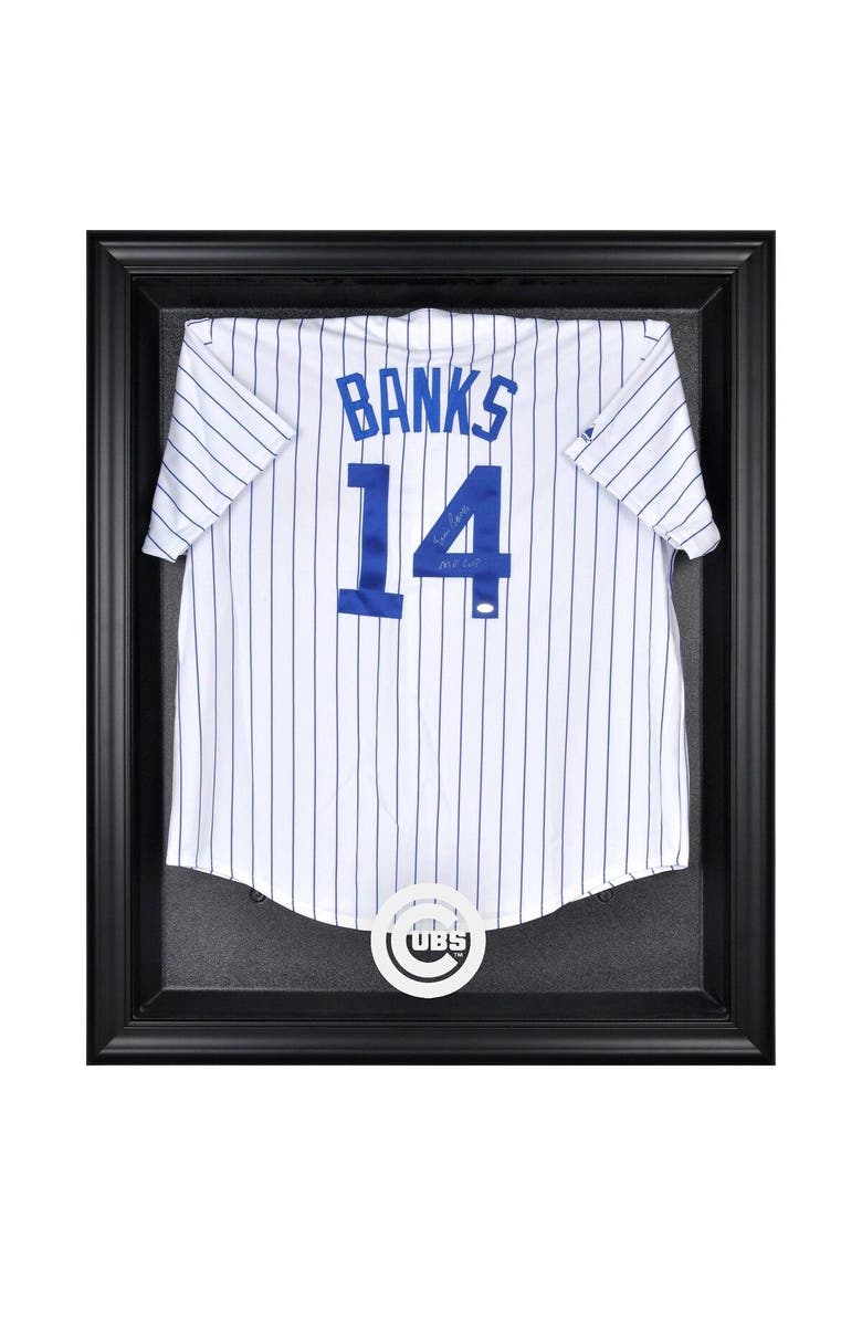 FANATICS AUTHENTIC Chicago Cubs Black Framed Logo Jersey Display Case, Main, color, 