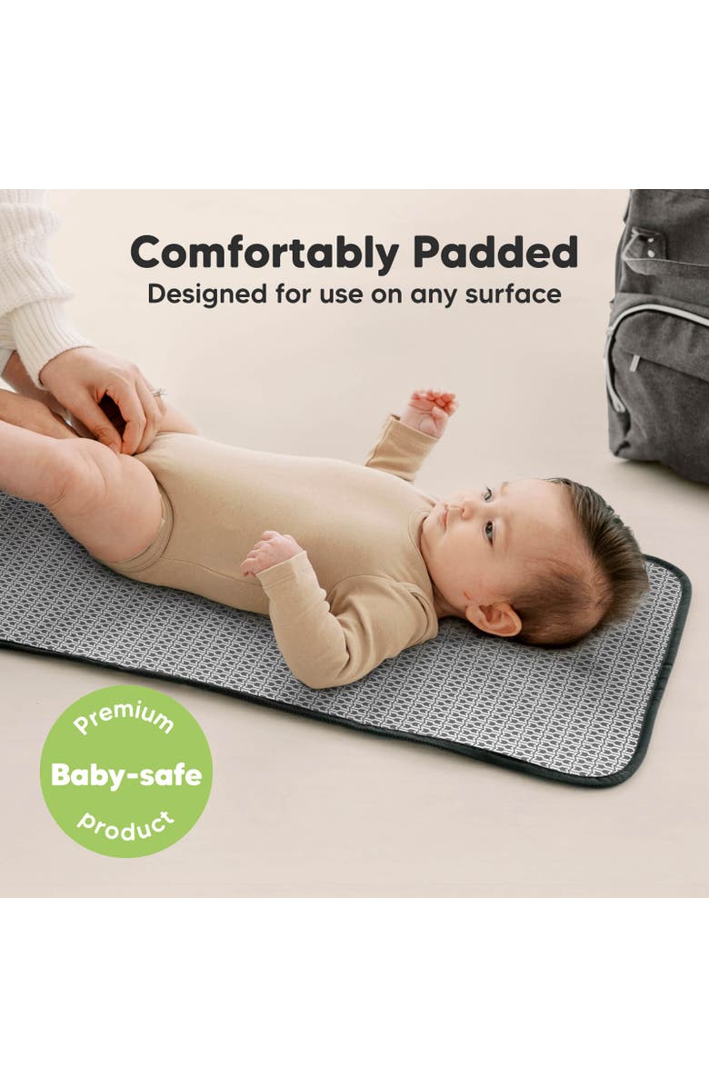KeaBabies Swift Diaper Changing Pad, Alternate, color, Black Geo