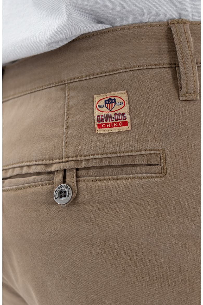 7-Inch Performance Stretch Chino Shorts, Alternate, color, DARK BEIGE/ KHAKI