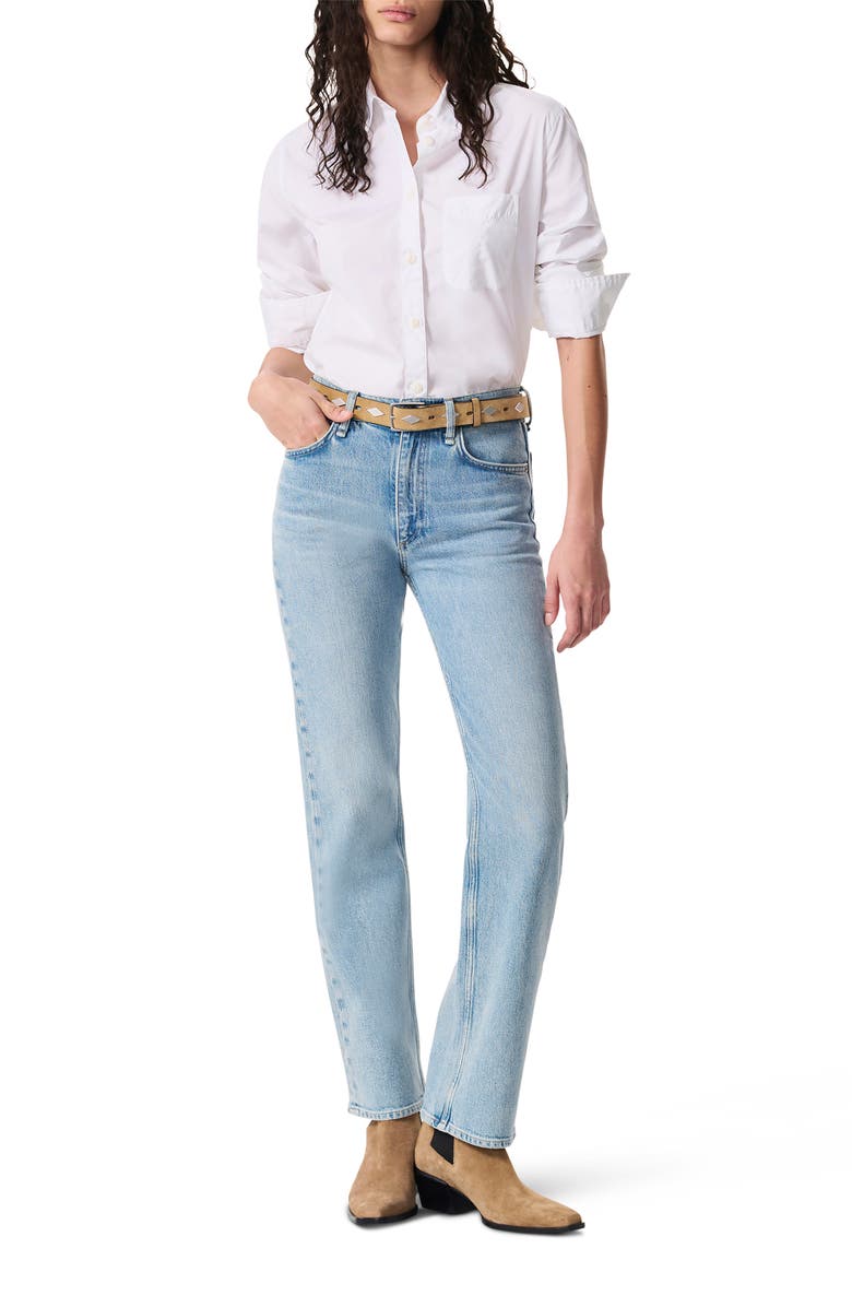 rag & bone Harlow Straight Leg Jeans, Alternate, color, 