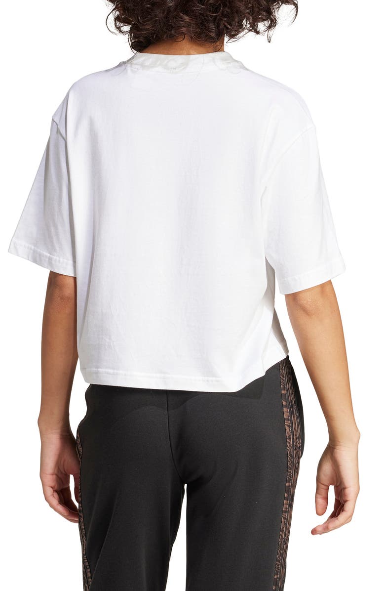 adidas 3-Bar Cotton Logo T-Shirt, Alternate, color, 