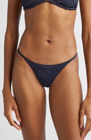 Paloma Wool Sharpie Beaded Side Tie Bikini Bottoms