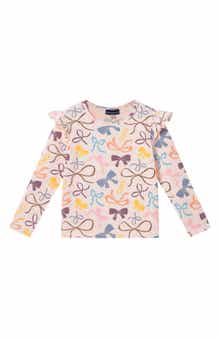 Kids' Long Sleeve Ruffle T-Shirt