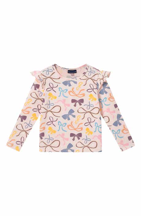 Kids' Long Sleeve Ruffle T-Shirt