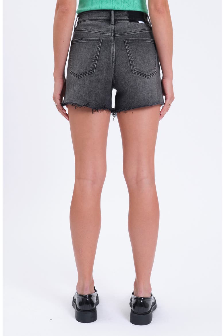 Bottom Line Cutoff Denim Shorts, Alternate, color, RAVEN VINTAGE