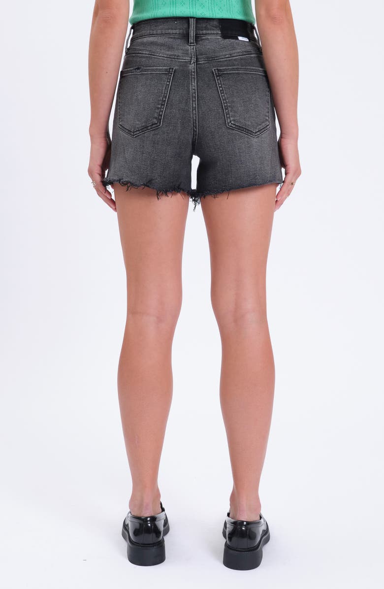 DAZE Bottom Line Cutoff Denim Shorts, Alternate, color, 