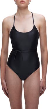 Good American Vacay Strappy One-Piece Swimsuit