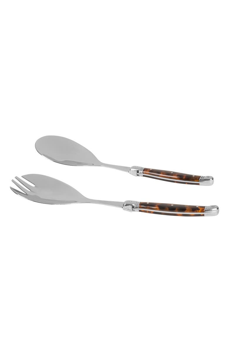 FRENCH HOME 2-Piece Salad Serving Set, Alternate, color, Tortoise Shell