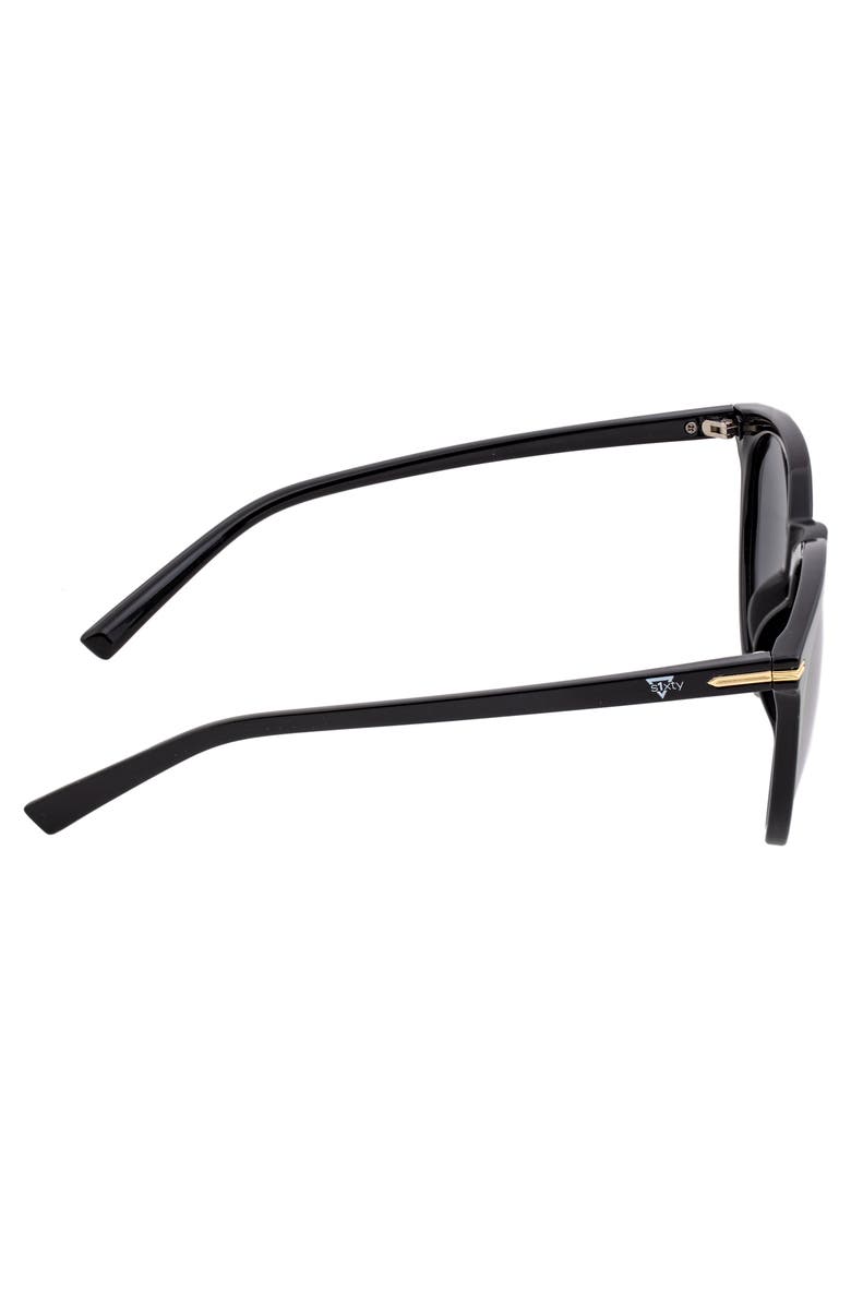 Sixty One Palawan Polarized Sunglasses, Alternate, color, Black/Black