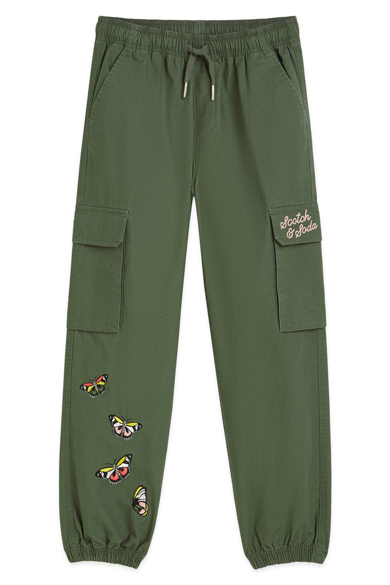 Kids' Cargo Joggers, Main, color, OLIVE/ KHAKI
