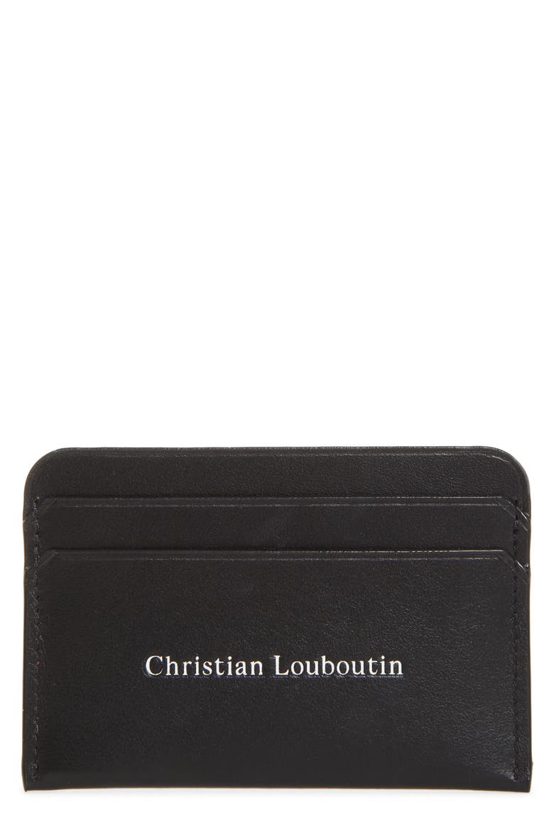 Canopy Leather Card Holder, Main, color, BK01 - BLACK