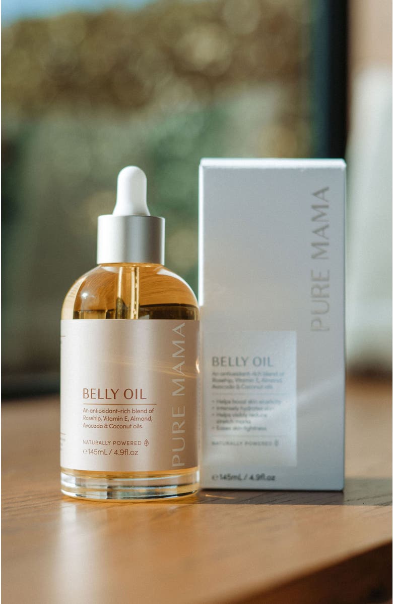 PURE MAMA Belly Oil, Alternate, color, Yellow/Gold