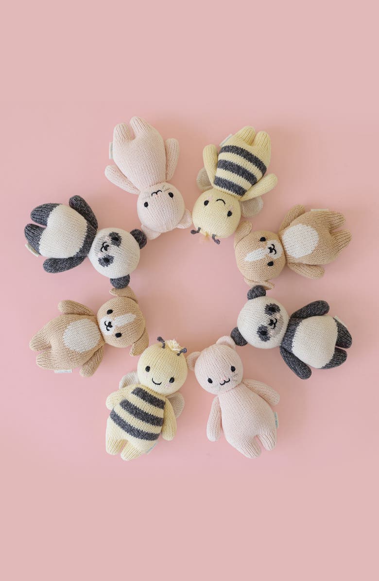 cuddle+kind Baby Panda Bear Baby Stuffed Animal, Alternate, color, Charcoal/ Cream