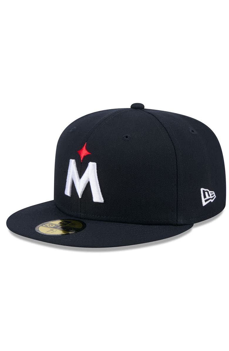 New Era Men's New Era  Navy Minnesota Twins 2025 Jackie Robinson Day 59FIFTY Fitted Hat, Alternate, color, 