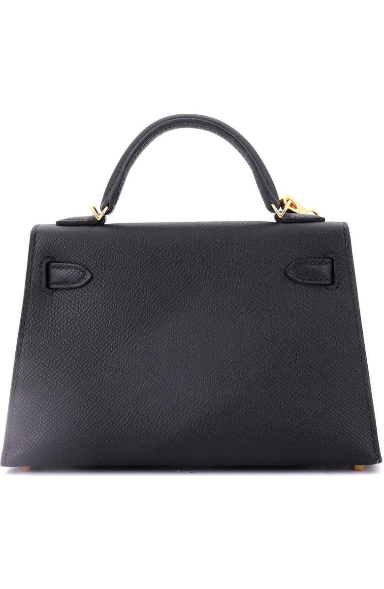 Pre-Owned Hermes Kelly Mini II Bag Black Epsom with Gold Hardware 20, Alternate, color, Noir