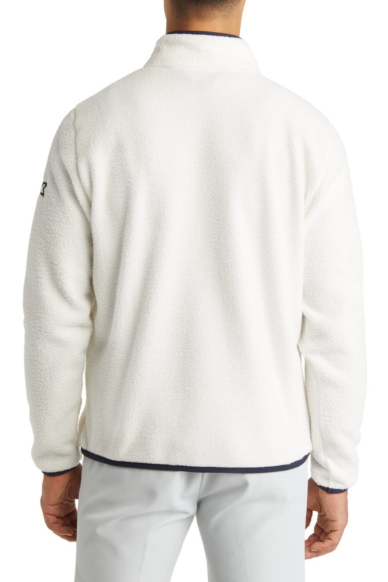 Cascade Fleece Pullover, Alternate, color, SHELL/ NAVY BLUE
